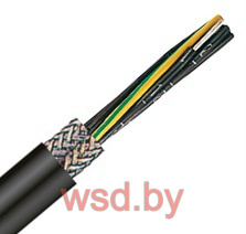 Контрольный кабель KAWEFLEX CONTROL ROBUST C-TPE 7G2,5 экранированный, с повышенной масло- и химической стойкостью, гибкий при низких температурах, TKD Kabel Gmbh