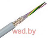 Кабель контрольный и передачи данных, экранированный 3333 SK-C-PUR 4x0,34 для буксируемых кабельных цепей, для особо тяжелых условий, TKD Kabel Gmbh