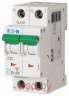 Автоматический выключатель EATON PL7-C6/2-DC, 2P, 6A, C, 10kA, 250VAC/DC, 2M