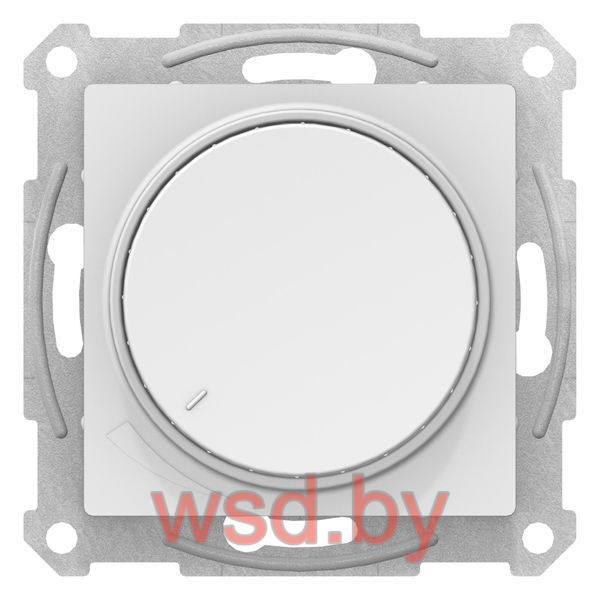 Светорегулятор (диммер) поворотно-нажимной, 630Вт, мех., Белый AtlasDesign Schneider Electric. Фото N2
