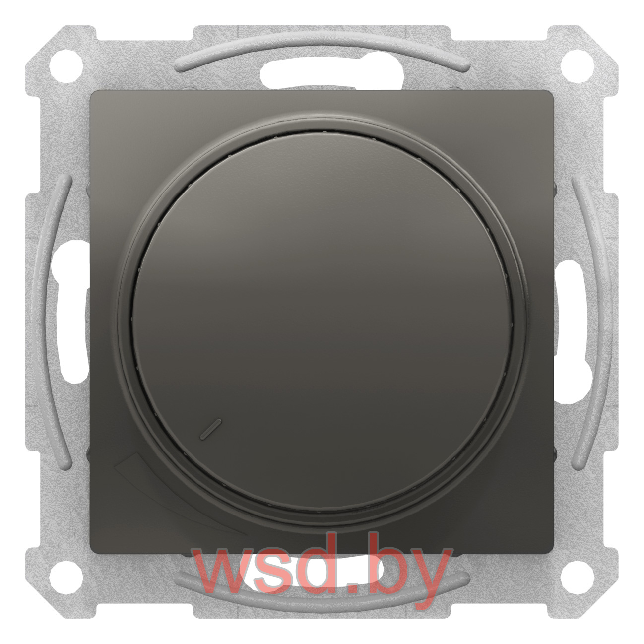 Светорегулятор (диммер) поворотно-нажимной, 630Вт, мех., Сталь AtlasDesign Schneider Electric