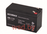 Батарея аккумуляторная Acumax AFT100-12, 12V/103Ah, 239x508x110 HxLxW, 35kg, 10-12лет
