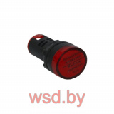 Лампа сигнальная XB2-EV444 красная, неон 220V АТРИОН