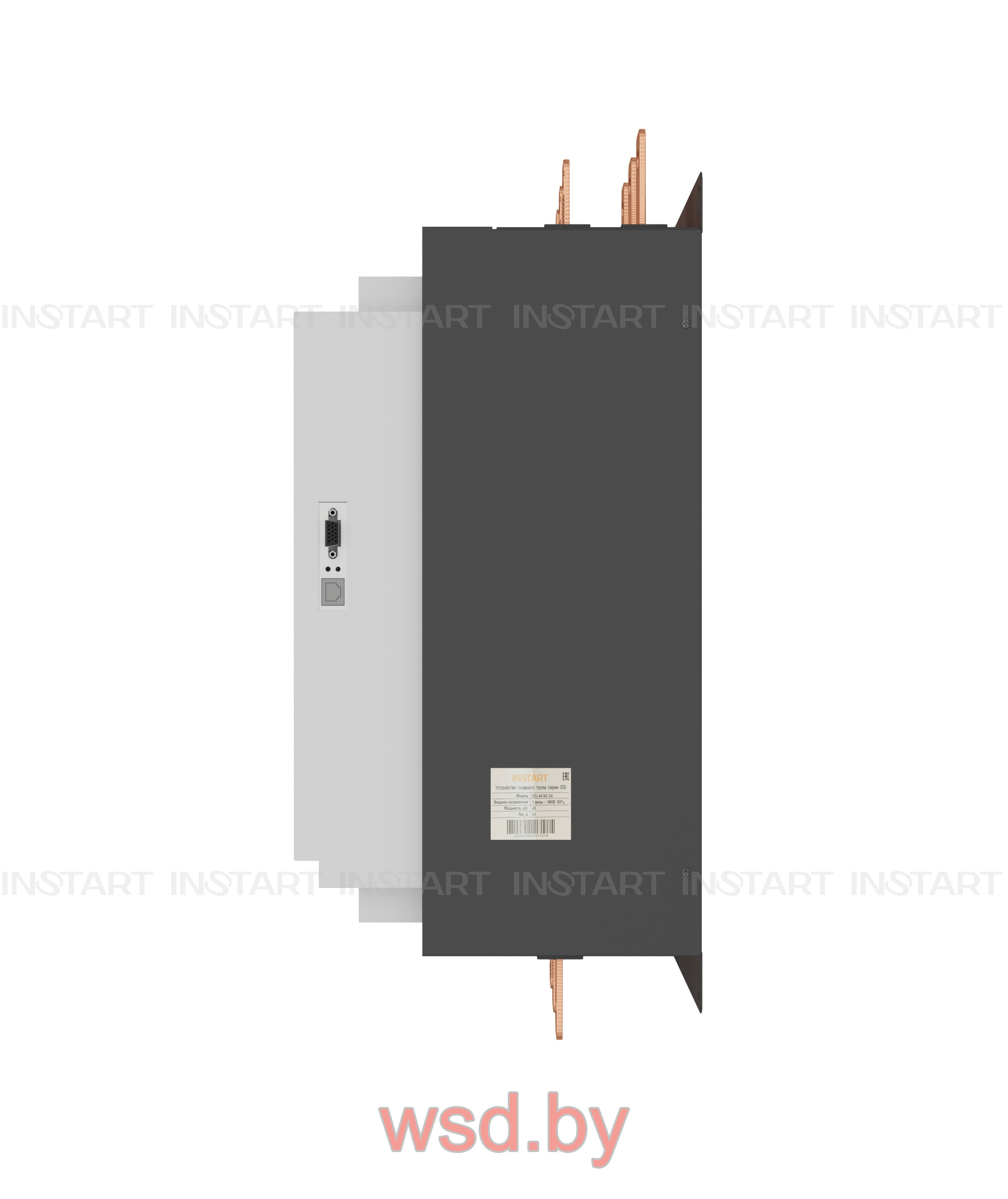 Устройство плавного пуска INSTART SSI-355/710-04 355кВт 710А 3 ~ 380В ± 15% 50/60Гц. Фото N2
