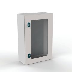 Щит моноблочный ETA 600x600x200мм (ВхШхГ) навесной с монтажной панелью, 1 прозрачная дверь, 2 замка, 1 пластина кабельного ввода, RAL7035, IP66 Щит моноблочный ETA 600x600x200мм (ВхШхГ) навесной с монтажной панелью, 1 прозрачная дверь, 2 замка, 1 пластина кабельного ввода, RAL7035, IP66