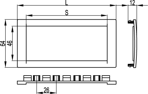 Рамка DKC универсальная на 4 модуля, цвет белый фото 3 Рамка DKC универсальная на 4 модуля, цвет белый фото 3