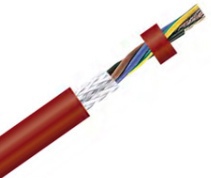 Термостойкий, экранированный кабель SIHF-SI+C  2x0,5 гибкий, с силиконовой изоляцией TKD Kabel Gmbh