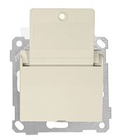 Выключатель Mutlusan Rita с ключом-карточкой с выдержкой времени, слоновая кость Выключатель Mutlusan Rita с ключом-карточкой с выдержкой времени, слоновая кость