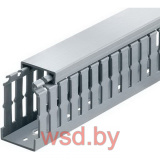 Перфорированный короб TWDN 80x60 (ширина крышки х глубина короба), L=2м, серый