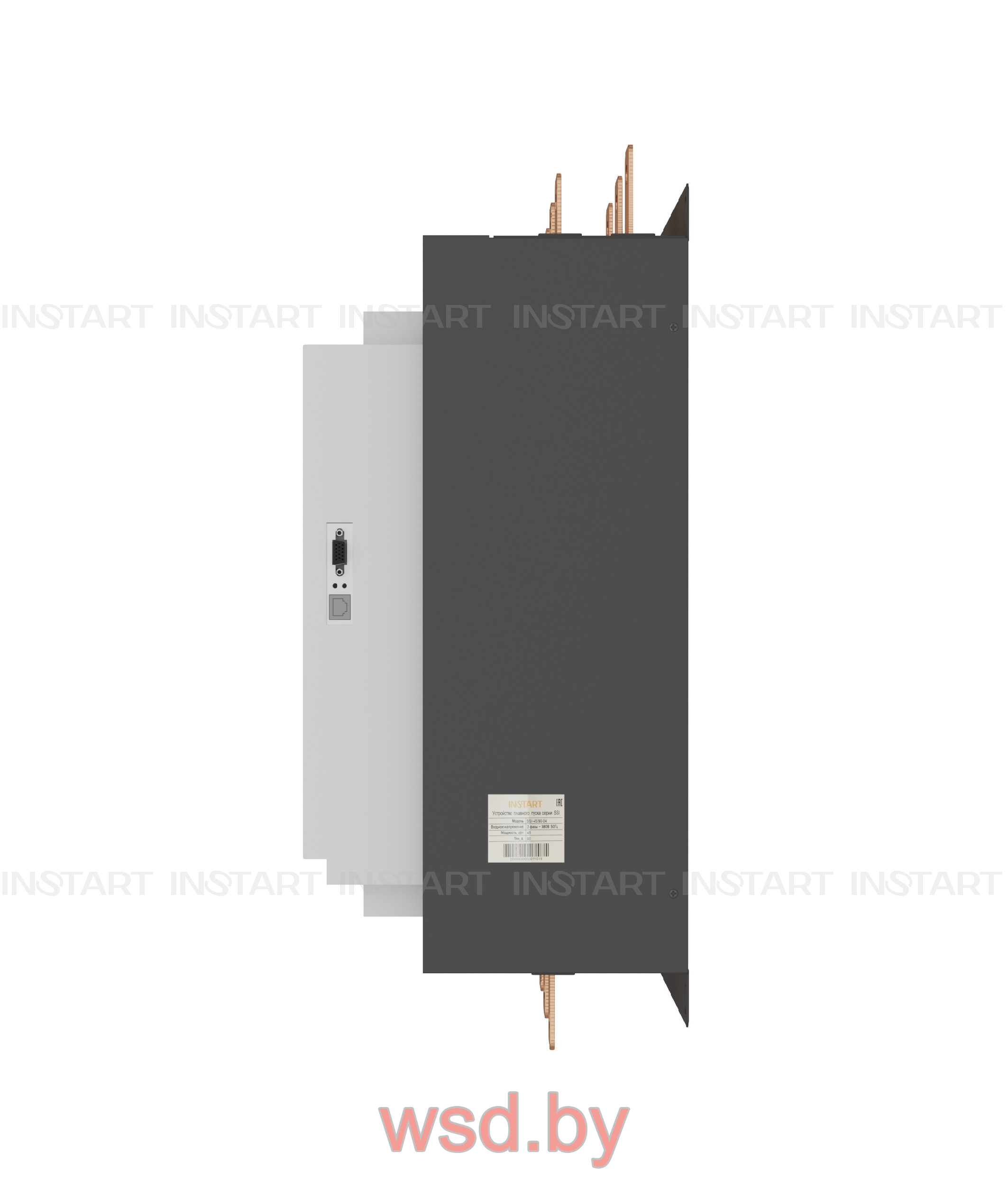 Устройство плавного пуска INSTART SSI-450/900-04 450кВт 900А 3 ~ 380В ± 15% 50/60Гц. Фото N2