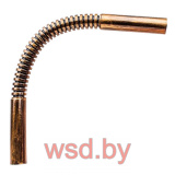 Угол 90,соединительный для трубы D16мм,гофрированный бронза BTU1-16-25-1