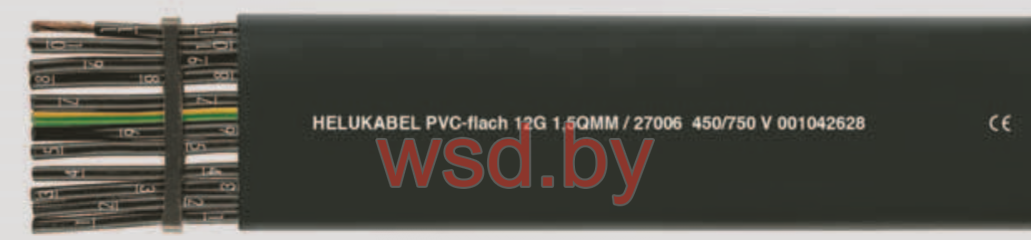 Кабель PVC-flach (плоский) (H05 VVH6-F/H07 VVH6-F) 16x1,5