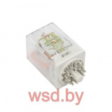 Реле R15-2013-23-5120-WT, 3CO, 10A(250VAC/24VDC), 120VAC, мех. индикация, тест-кнопка с блокировкой