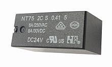 Реле Forward Relay NT75 2C S 0.41 5 8 DC24V, 8А(277VAC/30VDC), 2CO, AgSnO2, 24VDC, растр 5mm, IP67