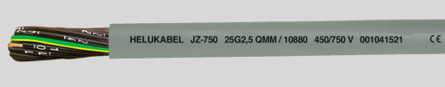 JZ-750 гибкий, с цифровой маркировкой жил, 750 В, с разметкой метража 21G0.75