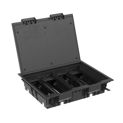 Лючок напольный DKC c изменяемой глубиной, 24 модуля фото 2