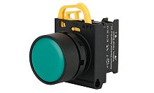 Кнопка плоская APT PB3E, зеленая, без фиксации, без подсветки, 1NO, 6A 230VAC/24VDC, 22mm, IP65