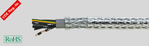 Кабель SY JZ гибкий, с цифровой маркировкой жил, с оплеткой из стальной проволоки, с разметкой метража 61x0.75 Кабель SY JZ гибкий, с цифровой маркировкой жил, с оплеткой из стальной проволоки, с разметкой метража 61x0.75