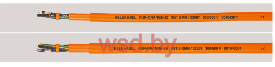 PUR-ORANGE-JZ 3G1, устойчивый к истиранию, хладагентам, с разметкой метража,