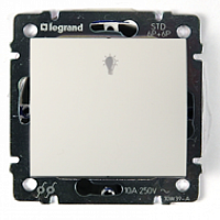 Legrand Legrand Valena - Кнопка с пиктограммой лампы, белый