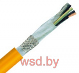 Экранированный кабель KAWEFLEX 5288 SK-C-PUR UL/CSA SERVO 0,6/1 kV 4G2,5 подвижных цепей в условиях особо тяжелых электрических и механических нагрузок, TKD Kabel Gmbh