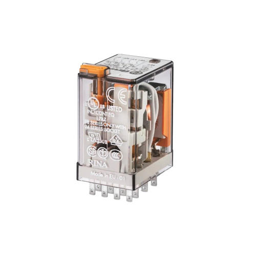 Миниатюрное универсальное реле Finder 553490240070, 4CO, 7A(250VAC/30VDC), 24VDC