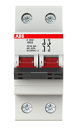 Выключатель нагрузки E202/100r, 2P, 100A, 10kA, 2M ABB