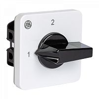 Переключатель Rade Koncar BS 16 54 U, 1P, 20A, тип 1-2 (90°), 1NO на 1_2, 2.5kW(230VAC по АС-23), на дверь, фронт IP40