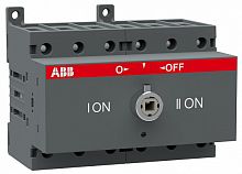 Выключатель нагрузки ABB реверсивный OT63F3C, 3P, схема I-0-II, без рукоятки