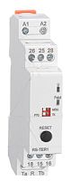 Реле термисторной защиты двигателя RS-TER1, 24-240V AC/DC, 2CO, 8A(250V), авт./ручн. или дистанц. сброс, PTC/TK, LED, 1M