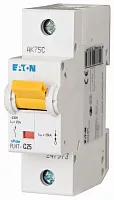 Авт. выключатель EATON PL7-D25/1, 1P, 25A, хар-ка D, 10kA, 1M