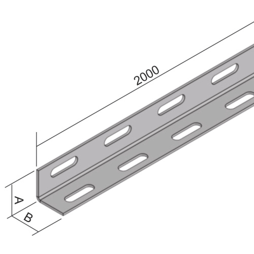 L 50X50X1.50_S Профиль L образный перфорированный 50х50 (2м) Kopos фото 2