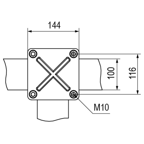 Зажим DKC для присоединения шины до 100 мм фото 2