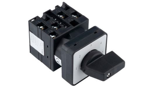 Переключатель Kripal UKT0-5-8252/E, 2P, 20A, тип 1-2-3-4-5, 2NO на 1_5, на дверь, фронт IP65