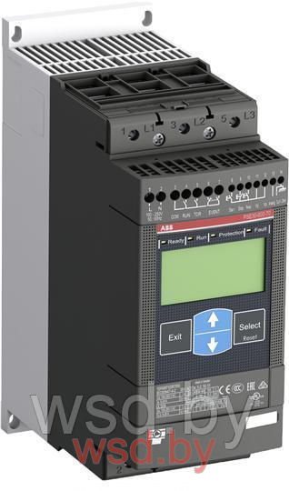 Устройство плавного пуска ABB PSE30-600-70, 15kW, 208_600VAC, 30А, U управление=100_250VAC. Фото N2