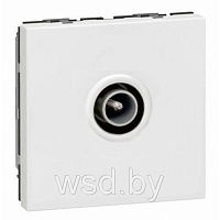 Legrand Mosaic - Розетка 2М TV простая (Звезда) (белый) Legrand Mosaic - Розетка 2М TV простая (Звезда) (белый)