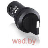 Переключатель C2SS1-10B-10, 2-х позиц., черный, 1NO (0-45), с фиксацией, IP66, пластик, 22mm