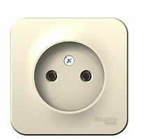 BLANCA Открытой Установки РОЗЕТКА без заземления без шторок, 16А, 250В, МОЛОЧНЫЙ (Schneider Electric) Systeme Electric