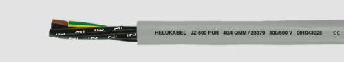 Кабель JZ-500 PUR устойчивый к порезам, хладагентам, с разметкой метража 7G4