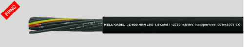 Кабель OZ-600 HMH гибкий кабель управления, безгалогеновый, трудновоспламеняемый, маслостойкий1), 0,6/1 кВ, с разметкой метража 5x0.75
