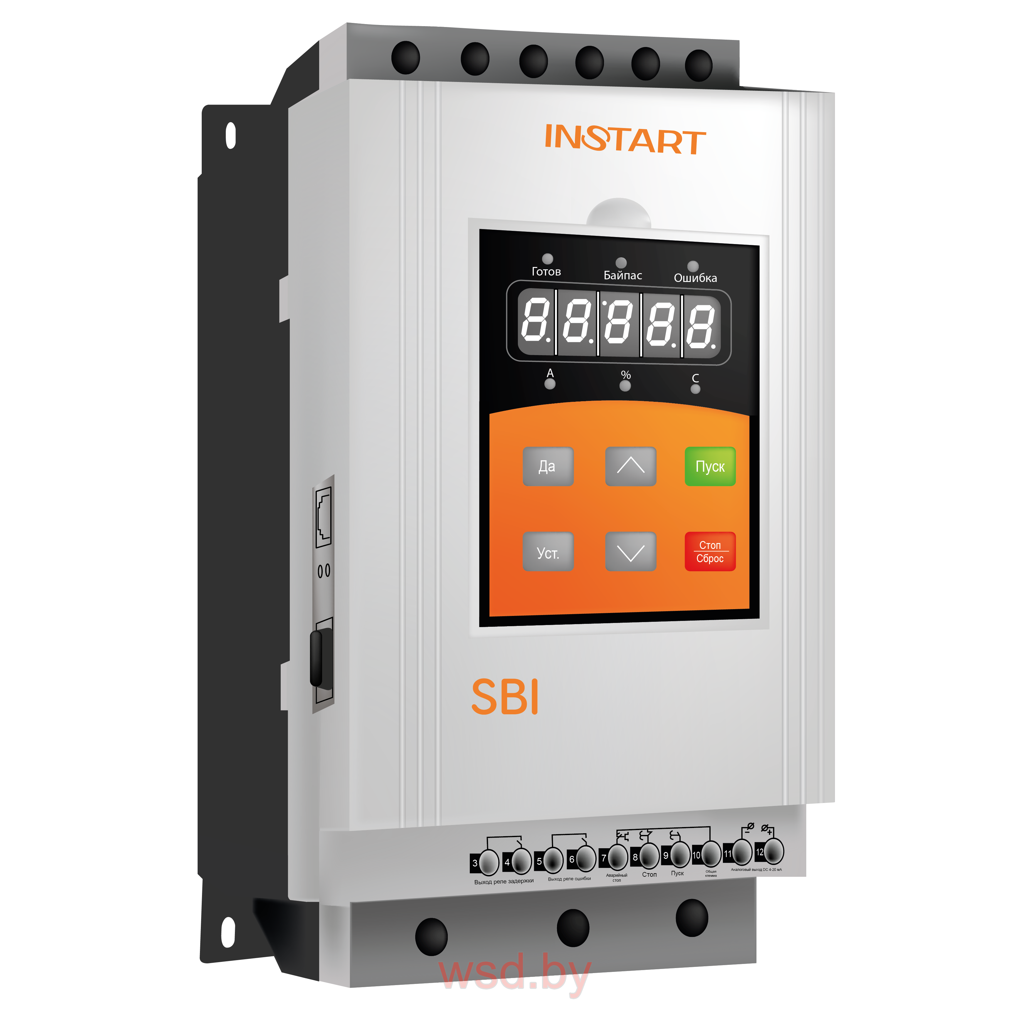 Устройство плавного пуска INSTART SBI-55/110-04 55 кВт 110А 3 ~ 380В ± 15% 50/60Гц
