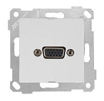 Розетка Mutlusan Rita VGA, белая