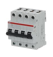 Автоматический выключатель ABB S204-C100 4P C 100A 6kA 4M