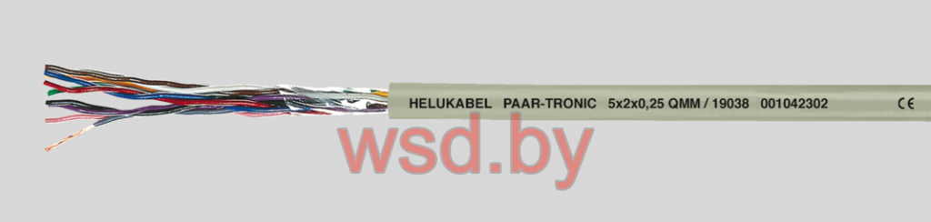 PAAR TRONIC гибкий, цветовая маркировка в соответствии с DIN 47100, с разметкой метража  34x2x0.14