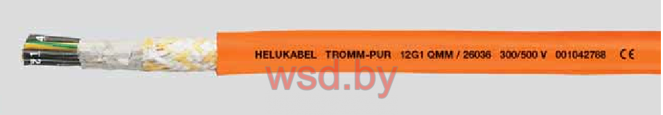 Кабель TROMM  PUR 12x1,5