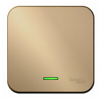 BLANCA Открытой Установки 1-клавишный Переключатель с подсветкой с изолированной пластиной, 10А, 250B, ТИТАН (Schneider Electric) Systeme Electric