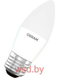 Лампа светодиодная LSCLB60 7W/840 230V FR E27 10X1 RU OSRAM
