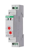 Евроавтоматика F&F PCR-513 с задержкой включения, 1 модуль, монтаж на DIN-рейке 230В AC 8А 1NO/NC IP20