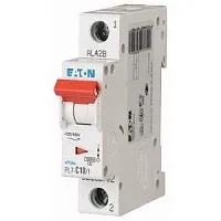 Авт. выключатель EATON PL7-B63/1, 1P, 63A, хар-ка B, 10kA, 1M