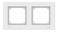 Рамка на 2 поста AQUA Systeme Electric (Schneider Electric) AtlasDesign ATN440102 Белый